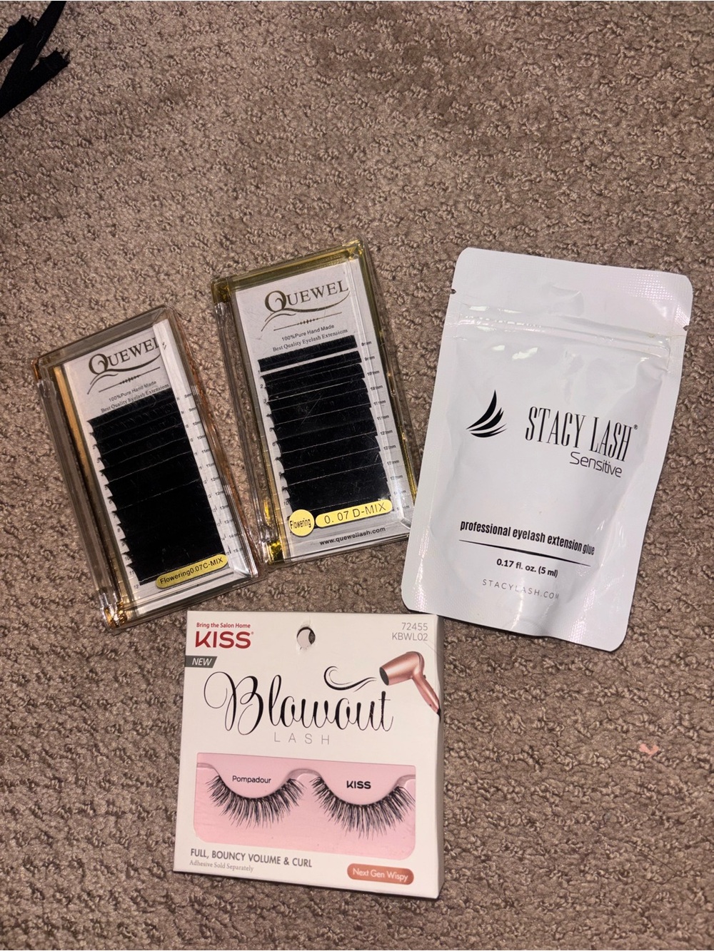 Kiss Blowout Lash Pompadour Black False Eyelashes
